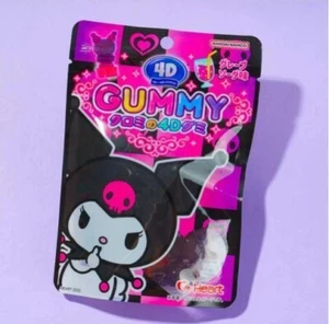 Kuromi Caramelle Gommose Giapponesi 4D Sanrio Bandai Cuore Kawaii Importate Trattamento Virale - Foto 1 di 2