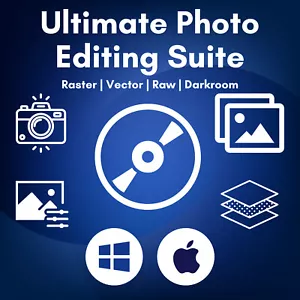Ultimate Photo Editing Suite for Windows on DVD | Digital Image Editor Software - Picture 1 of 18
