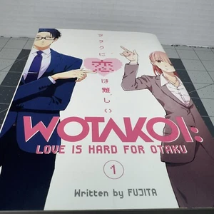 WOTAKOI Love Is Hard For Otaku Manga (English) Volumes 1 + 2 Books by Fujita - Picture 1 of 11