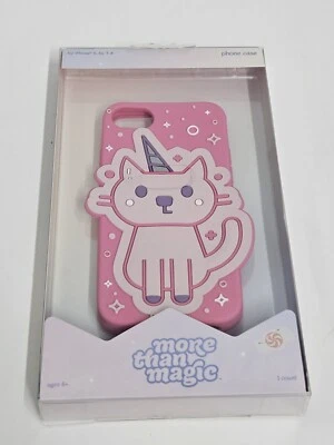 Funda More Than Magic Rosa Unicornio Gatito iPhone 6+ 6s+, 7+ y 8+ Totalmente Nueva Foto 1 de 4
