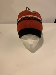 DISNEY GOOFY REVERSIBLE KNIT CAP HAT BEANIE BOYS TEEN MEN RED BLACK NWT - Afbeelding 1 van 11