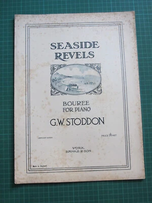 Seaside Revels Bouree For Piano - G. W. Stoddon - 1927 Banks & Son - (Bourrée) - Image 1 of 4