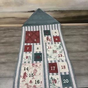 Pottery Barn Kids Chris Loves Julia Advent Calendar Monogrammed NWOT - Picture 1 of 13