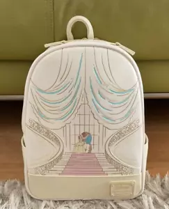 NUEVO CON ETIQUETAS Loungefly Disney La Bella y Bestia Salón Diseño de boceto Mini Mochila Nueva - Imagen 1 de 7