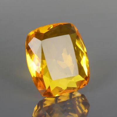 Brazilian 87.40 Ct. Large Yellow Citrine Cushion Cut Loose Gemstone @Women Gifts - Image 1 of 4