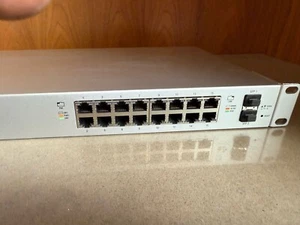 Ubiquiti Networks USW-16-POE 16-Port PoE Managed Rack-mountable Switch - Silver - Photo 1/4