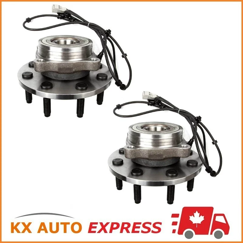 2X FRONT WHEEL BEARING & HUB ASSEMBLY FOR DODGE RAM 2500 4WD 2000 2001 2002 ABS Foto 1 de 1