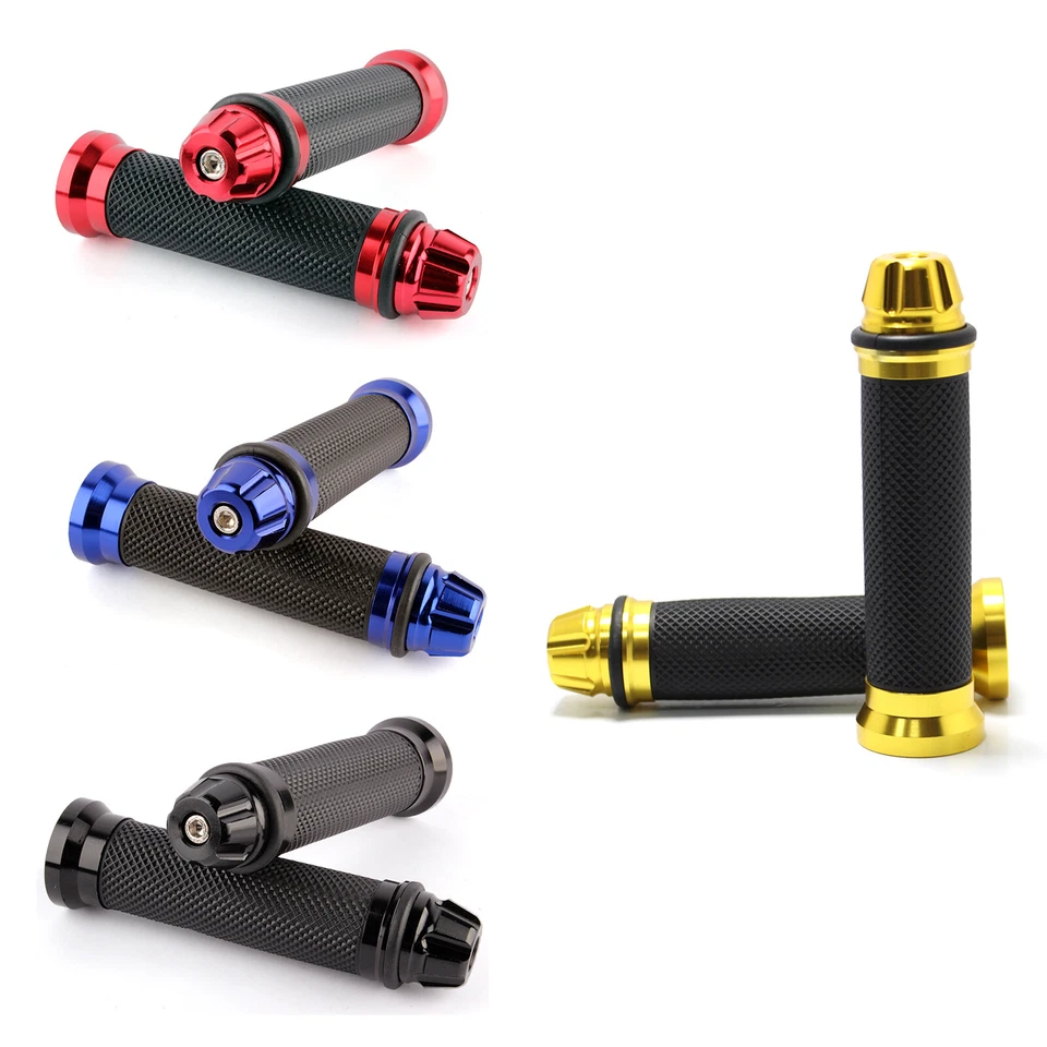 Empuñaduras de goma de gel para moto 7/8" 22 mm para Kawasaki ZZR600 ZZR1200 Z1000 Foto 1 de 4