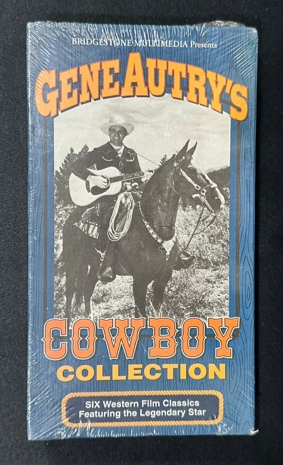 NEW Gene Autry's Cowboy Collection (VHS, 1995) 6 Western Film Classics 365 min. - Image 1 of 2