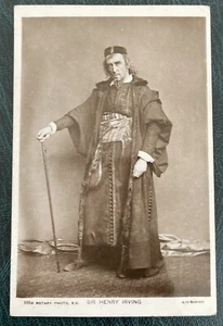 MERCHANT OF VENICE COLLECTION HENRY IRVING as SHYLOCK VINTAGE POSTCARD ROTARY - Picture 1 of 2