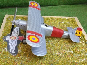 1/48 HAWKER FURY AVIACION REPUBLICANA GUERRA CIVIL ESPAÑOLA 1936-39 DIORAMA - Imagen 1 de 8