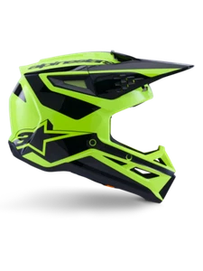 Alpinestars SM3 Heat Helmet ECE06/DOT Yellow Fluo/Black Glossy Size 2XL - Picture 1 of 7