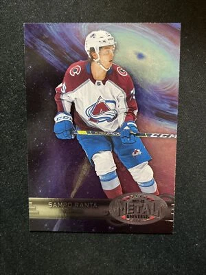 21-22 UD NHL Metal Universe Hockey Retro Rookie R-33 Sampo Ranta - Image 1 of 2
