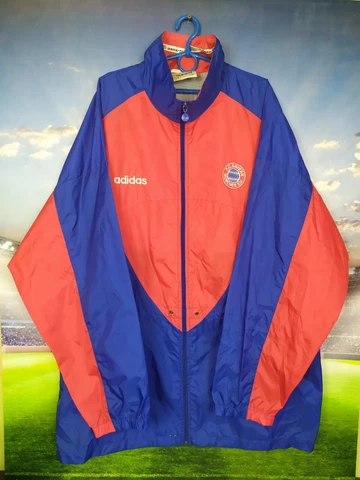 Bayern Munich Jacket Size XXL Full Zip Vintage Retro Cover