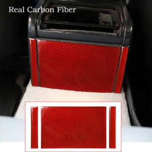 Red Carbon Fiber Rear Air Vent Outlet Cover Trim For BMW 3 Series E46 1998-2005 - Foto 1 di 8