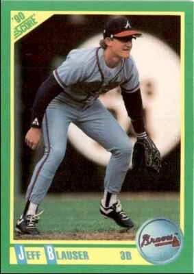 1990 Score Jeff Blauser Atlanta Braves #178 - Image 1 of 2