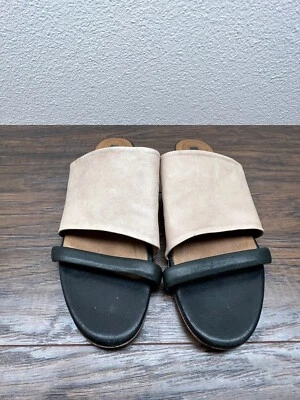 Alberto Forman Italian Leather Women's Slide Sandals Size 37.5 US 7 7.5 - Image 1 of 4