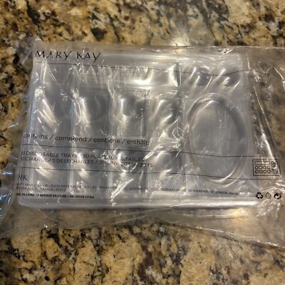 Bandejas transparentes de muestra de productos desechables MaryKay (30 unidades) Foto 1 de 2