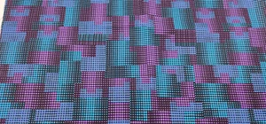 Vintage Fabric * Blue Abstract * 100% Cotton- 37" x 44" VIP Fabrics cranston - Picture 1 of 8