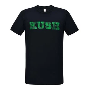 {Kush} T Shirt Funny Rasta Marijuana Weed Smoking Graphic Tee - Picture 1 of 1