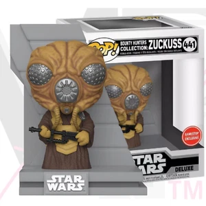 Star Wars Funko POP DELUXE 441 Zuckuss GAMESTOP EXCL Kopfgeldjäger Sammlung - Bild 1 von 11