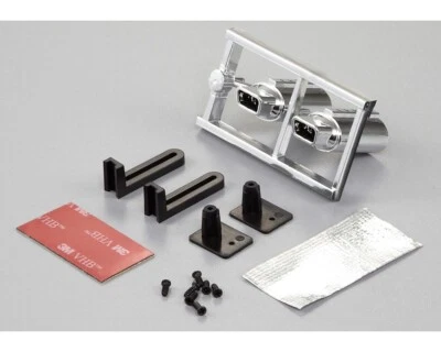 Killerbody Auspuff Set Eckig Chrome für LED Einbau KB48283  - Bild 1 von 4