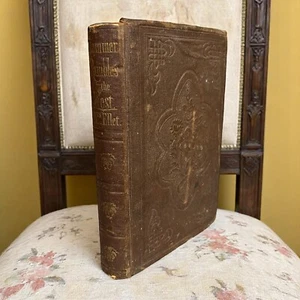 Summer Rambles in The West, Elizabeth Fries Ellet 1853 1st Ed Leather Bound HC - Foto 1 di 16