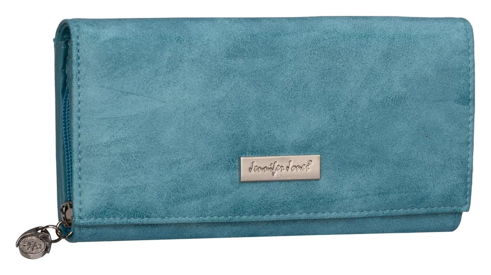 JENNIFER JONES Damen Geldbörse Geldbeutel Brieftasche Portmonee XXL Rose - Bild 1 von 4