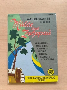 Wanderkarte Mulde und Zschopau 1:60000 Nr.801 VEB Landkartenverlag Berlin - Bild 1 von 6