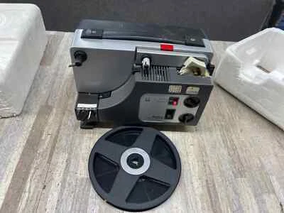 PROYECTOR DE PELÍCULA DE AJUSTE DE VELOCIDAD Sankyo Dualux-1000 Dual 8 mm SOLO COMO ESTÁ Foto 1 de 4
