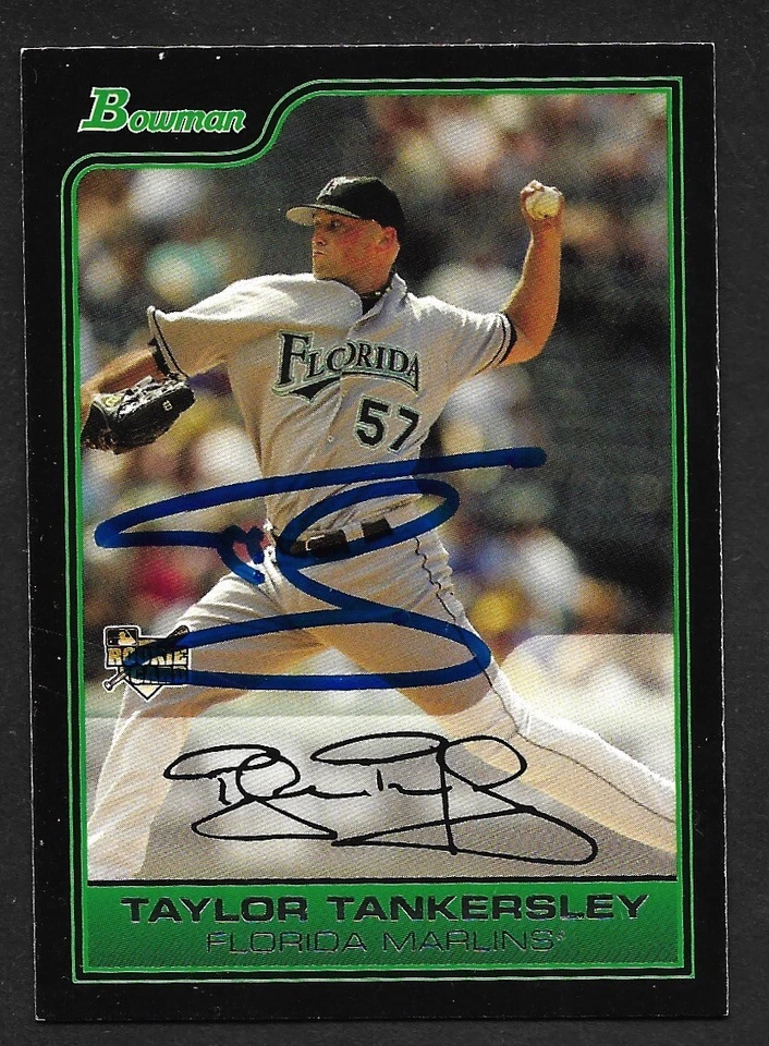 2006 BOWMAN BDP 2  Taylor Tankersley  FLORIDA MARLINS  SIGNED AUTOGRAPH AUTO COA - Image 1 of 1