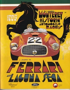 21. Monterey Historic Automobile Race Laguna Seca Programm 1994 Ferrari - Bild 1 von 6