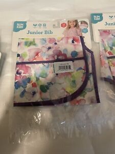 Bumkins Baby  girl  Junior Bib With  pink  Design Ages 1-3 Years New