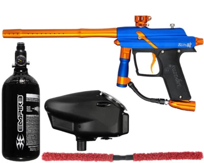 NUEVO Kit Paquete Pistola Paintball Azodin Blitz 4 Núcleos - Azul Polvo Foto 1 de 4