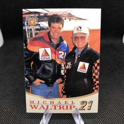 1996 Score Nascar Michael Waltrip Trading Card #90 - Image 1 of 2