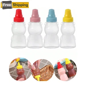 4 Stück Mini Soßenschale & Quetschflasche Set - zufälliges Muster Küche Geschenk - Bild 1 von 8