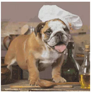 Cross Stitch Pattern BILLY BULLDOG Dogs New X Stitch Gwen Street Designs New - Picture 1 of 4