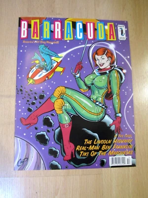 Barracuda Magazine #12 Coop Art Ben Franklin Lincoln Highway Tiki Cramps NOS