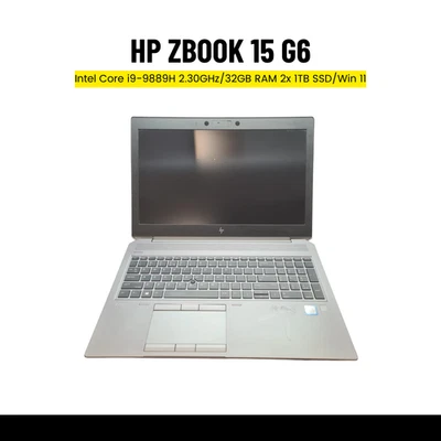 HP Zbook 15 G6 Intel Core i9-9889H 2.30GHz/32GB RAM 2x 1TB SSD/Win 11 | USED - image 1 of 4