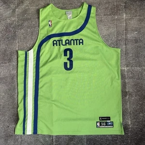 Men's Vintage Reebok Atlanta Hawks Shareef Abdur Rahim Authentic Jersey Sz 56 - Picture 1 of 4