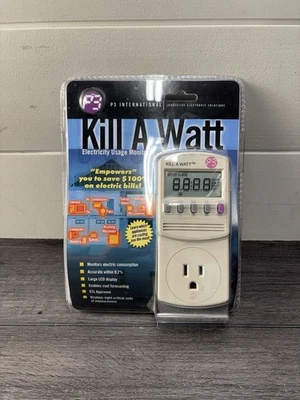 Brand New P3 International P4400 Kill A Watt Electricity Usage Monitor Intertek - Image 1 of 2