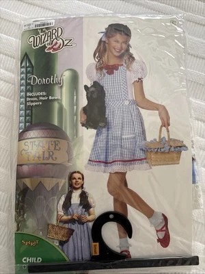 Spirit Halloween The Wizard of Oz Kids Dorothy Costume girls Small 4-6 NEW - Image 1 of 4
