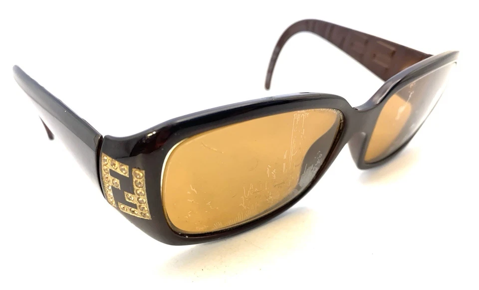 Gafas de sol Fendi FS350R 200 granate rojo rectangular de gran tamaño Italia 58-16 130 para mujer Foto 1 de 4