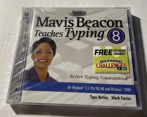 Mavis Beacon Teaches Typing Version 8 For Windows 95 Jewel Case New Sealed. - Picture 1 of 5