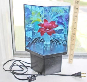Vintage 1970s Fiber Optic Color Changing Flower Motion Lamp READ! - Picture 1 of 12