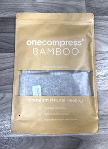 ONE COMPRESS PERFORMANCE KOMPRESSION BAMBUS FUSSÄRMEL EIN PAAR KLEIN GRAU - NEU - Bild 1 von 2