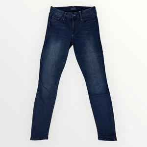 Mother The Looker Damen 28" Stretchy Mid-Rise Skinny Denim Jeans Dunkel Hergestellt in den USA - Bild 1 von 12