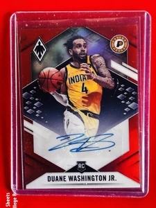 2021 Panini Chronicles Phoenix Rookie AUTO Red DUANE WASHINGTON Jr #PRA-DWJ 😎 - Picture 1 of 3