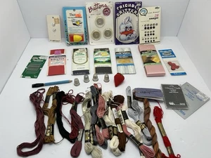 DMC Perle Cotton Embroidery  Thread SKEINs & Quilting/sewing Assorted Lot NOS - Picture 1 of 8