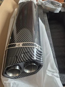 Silenziatore Marmitta Tubo Scarico Universale 36-51mm - Picture 1 of 2